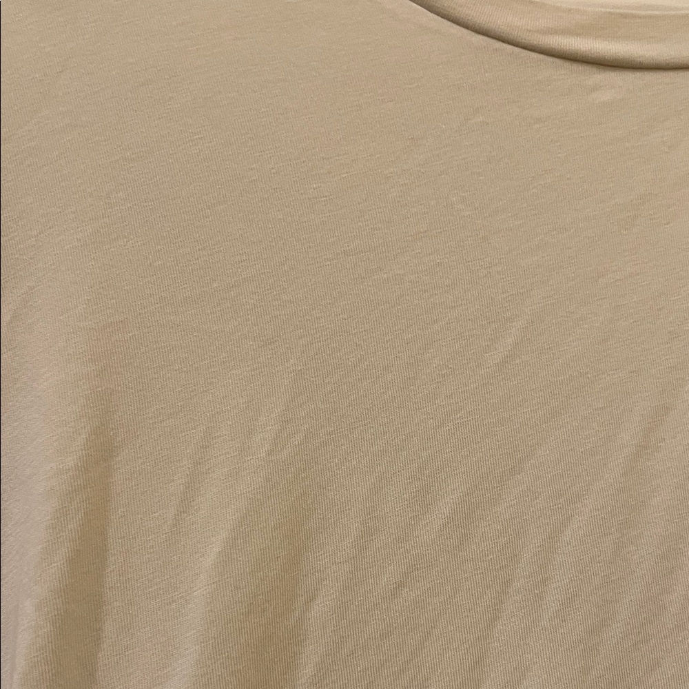 Lululemon Cream Long Sleeve Twist Back Shirt - Picture 2 of 4